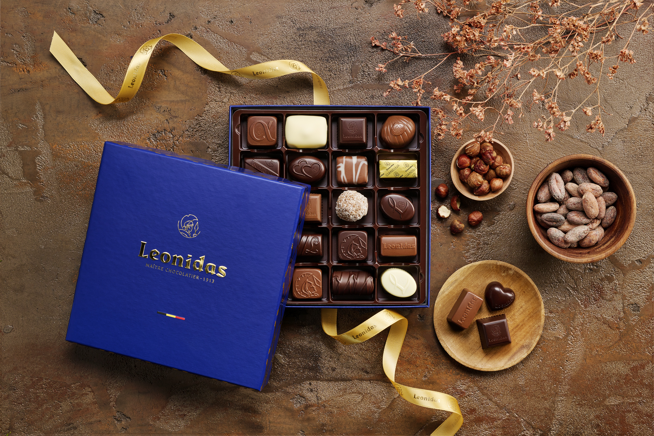 Coffret de chocolats Leonidas pour entreprise